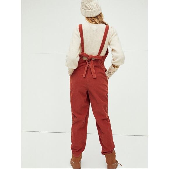 Free People Josephine Corduroy Jumpsuit Overall - Picture 3 of 8
